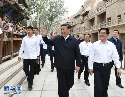 习近平在甘肃考察时强调 坚定信心开拓创新真抓实干 团结一心开创富民兴陇新局面